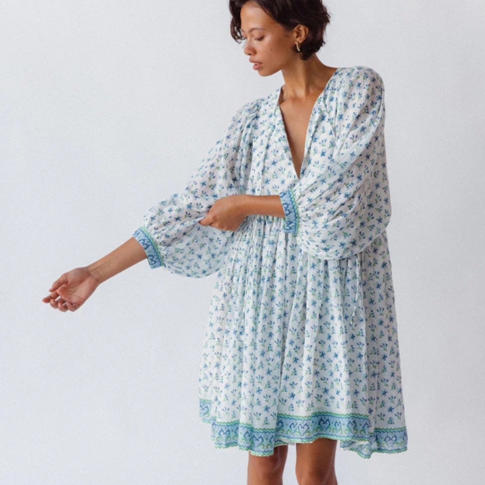 Kyra Mini Dress ~ Azure